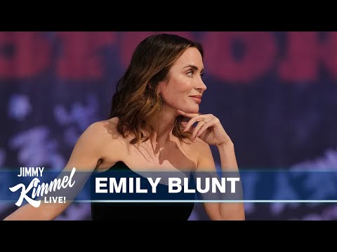 Thumbnail for Emily Blunt on Friendship with Dwayne Johnson, Jimmy’s “Dodgy Tummy” & She Does Amazing Accents