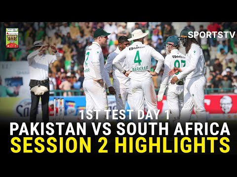 Thumbnail for Session 2 Highlights | Pakistan vs South Africa Test Series 2025 | 1st Test Day 1 | PCB | M3U1U