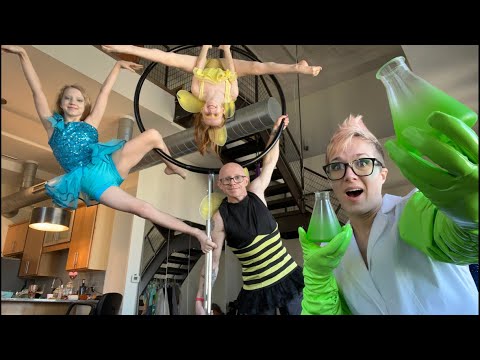 Thumbnail for Dress Up for Halloween! Costume Family Circus Tricks!!!