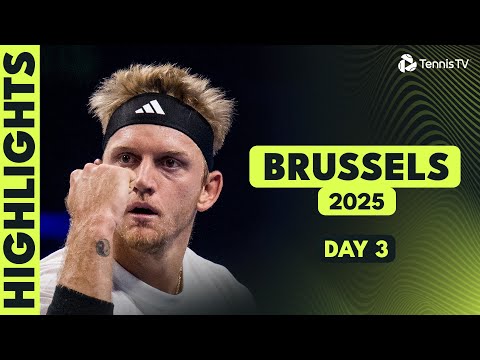 Thumbnail for Fokina vs Giron, Collignon & Comesana Fun, Lehecka & Arnaldi FT | Brussels 2025 Highlights Day 3