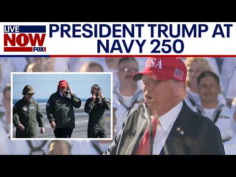 Thumbnail for FULL REMARKS: Trump joins sailors in Virginia for Navy’s 250th anniversary