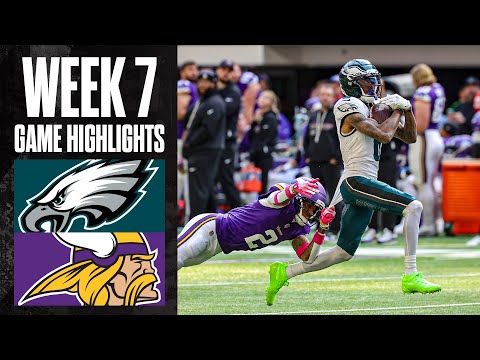 Thumbnail for Eagles at Vikings | Week 7 Highlights