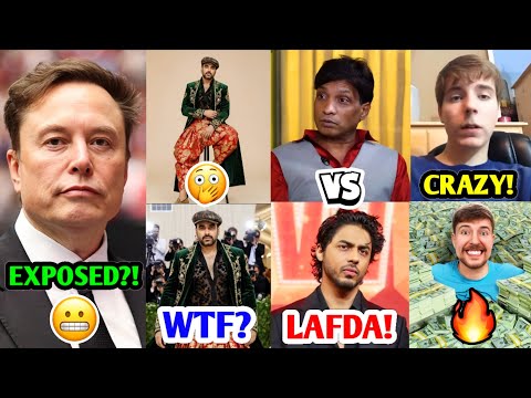 Thumbnail for SAD! Global Embarrassment for INDIA...😔| Elon Musk EXPOSED?, Aryan Khan Vs Sunil, MrBeast, Pankaj |