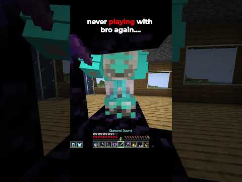 Thumbnail for Never playing with bro again #awezchaitrend #nivetadhingramusic #minecraft