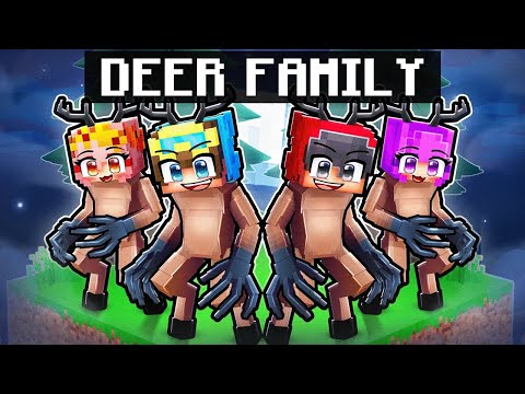 Thumbnail for Having a DEER FAMILY in Minecraft!