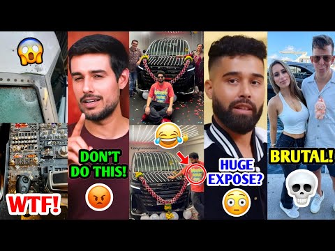 Thumbnail for WTF! This has NEVER Happened Before...😱| Influencer BADLY EXPOSED, Dhruv Rathee, Samay Raina, Bassi