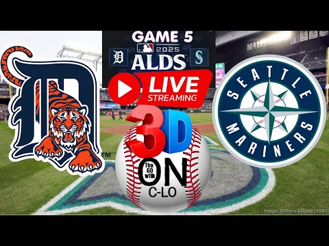 Thumbnail for 🔴Seattle Mariners vs Detroit Tigers. Game 5 ALDS Live MLB Baseball. Play by Play 3D Presentation