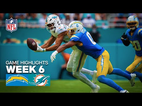 Thumbnail for Los Angeles Chargers vs Miami Dolphins Game Highlights | 2025 NFL Season Week 6