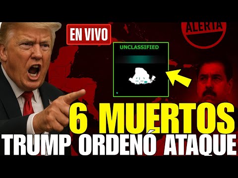Thumbnail for 🔴ULTIMA HORA : TRUMP ORDENA ATAQUE QUE DEJA 6 MUERTOS DE L CARTEL DE LOS SOLES EN VENEZUELA