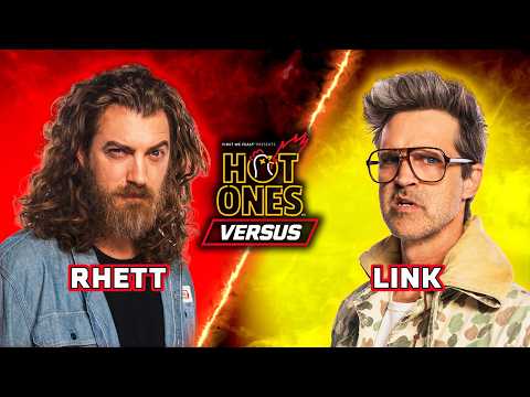 Thumbnail for Rhett vs. Link | Hot Ones Versus