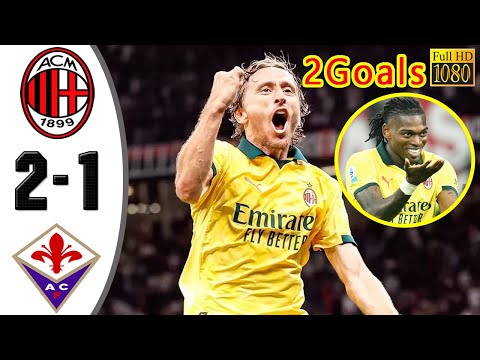 Thumbnail for AC Milan vs Fiorentina 2-1 Highlights & All Goals 2025 🔥 Rafael Leao 2 Goals