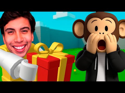 Thumbnail for MIS SIMIOS REGALAN SUS MEJORES COSAS DE ROBA UN BRAINROT A UN SIMIESITO!🐒