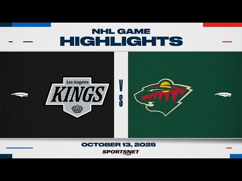 Thumbnail for NHL Highlights | Kings vs. Wild - October 13, 2025