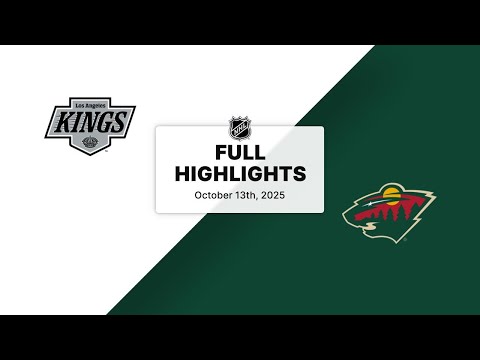 Thumbnail for NHL Highlights | Kings vs. Wild | October 13, 2025