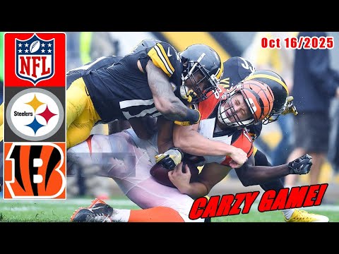 Thumbnail for Bengals Vs. Steelers Week 7 FULL GAME | NFL Highlights | Season 2025
