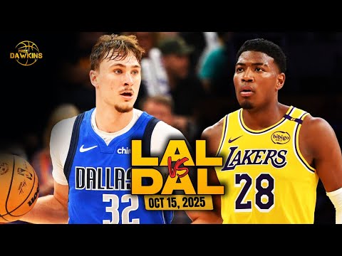 Thumbnail for Los Angeles Lakers vs Dallas Mavericks Full Game Highlights | Oct 15, 2025 | FreeDawkins