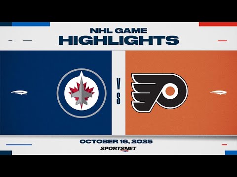Thumbnail for NHL Highlights | Jets vs. Flyers - October 16, 2025