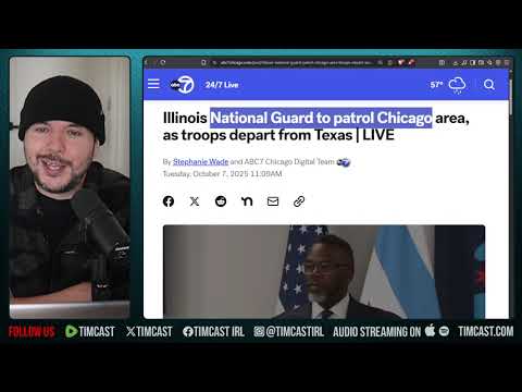 Thumbnail for Trump WINS, Court Says DEPLOY THE TROOPS, Vows To CRUSH Insurrection In Chicago, | Tim Pool