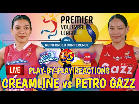 Thumbnail for CREAMLINE vs PETRO GAZZ I PVL REINFORCED CONFERENCE I PLAY-BY-PLAY AND REACTIONS