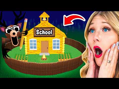 Thumbnail for I Built a School Base in 99 Nights in a Forest