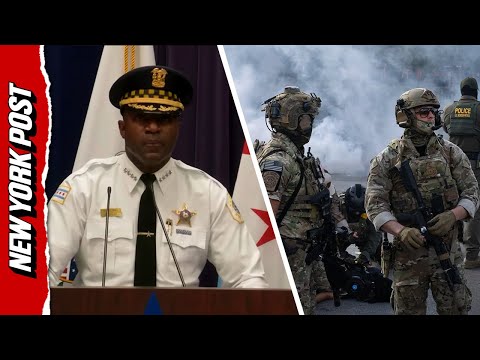 Thumbnail for Chicago Police Chief’s Message After Federal Agents Were Surrounded By Protesters