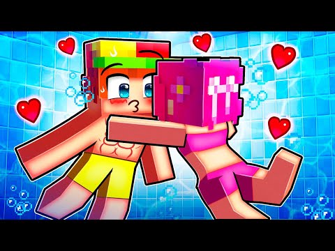 Thumbnail for I KISSED My CRUSH At A POOL PARTY In Minecraft!