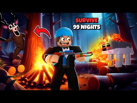 Thumbnail for NILUTO KO ANG MGA SKINWALKER! | Roblox | I SURVIVE 99 NIGHTS in the FOREST