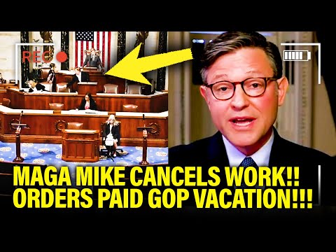 Thumbnail for MAGA Mike CANCELS NEXT WEEK in Congress AND ORDERS VACATION