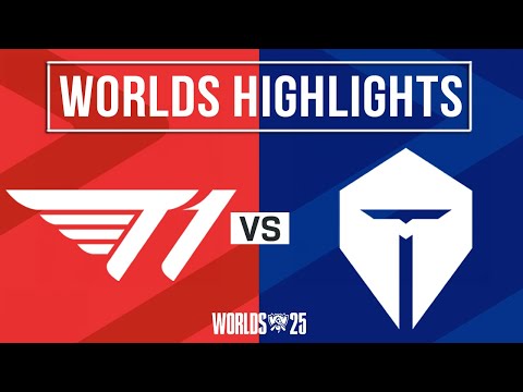 Thumbnail for T1 vs TES Highlights ALL GAMES | Worlds 2025 Semifinals | T1 vs Top Esports