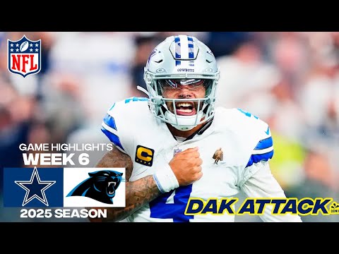 Thumbnail for Cowboys Vs. Panthers FULL GAME Highlights Week 6 | 2025 NFL Highlights