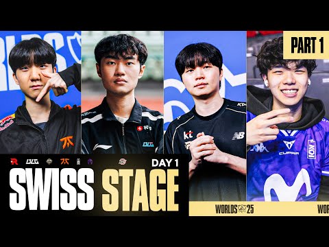 Thumbnail for WORLDS 2025 SWISS STAGE BEGINS - DAY 1 PART 1/2
