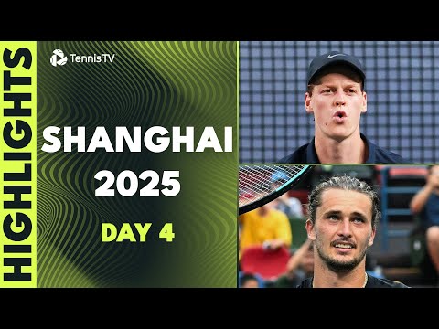Thumbnail for Sinner Is Back In Shanghai; Zverev, Khachanov, Rublev Also Play | Shanghai 2025 Day 4 Highlights