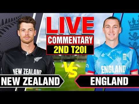 Thumbnail for 🔴Live: New Zealand vs England | 2nd T20I | Live Cricket Score & Commentary