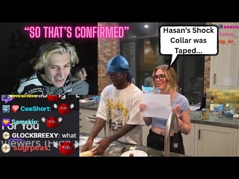 Thumbnail for xQc Reacts to QTCinderella Accidentally Exposing & Confirming Hasan's Dog Shock Collar Can Shock