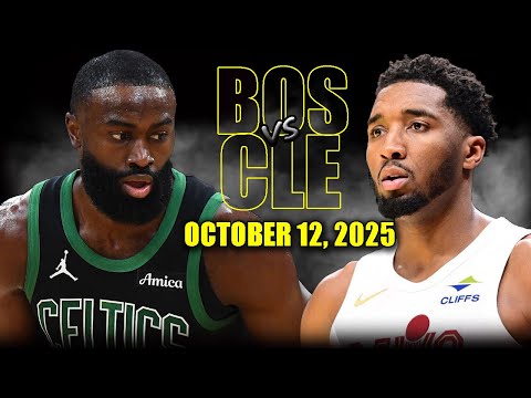 Thumbnail for Boston Celtics vs Cleveland Cavaliers Full Game Highlights - October 12, 2025 | NBA Preseason