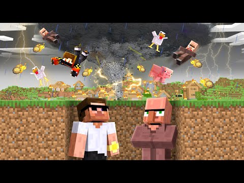 Thumbnail for Surviving 99 Days in Bunker with Natural Disaster in Minecraft..
