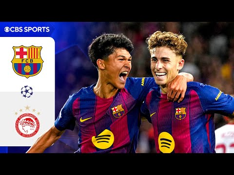 Thumbnail for Barcelona vs. Olympiacos: Extended Highlights | UCL League Phase MD 3 | CBS Sports Golazo
