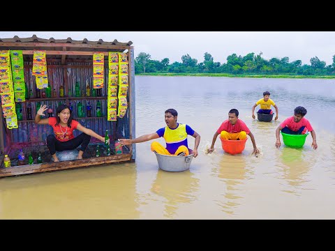 Thumbnail for Funniest Fun Top New Comedy Video 2025 😂 amazing best of funny video Episode 235 By DingDong