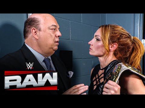 Thumbnail for Becky Lynch confronts Paul Heyman on behalf of Seth Rollins: Raw highlights, Oct. 20, 2025