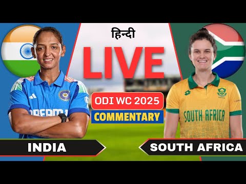 Thumbnail for India Women vs South Africa Women,10th ODI WC 2025, Live Cricket Score & Commentary INDW vs SAW Live