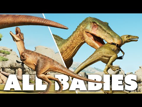 Thumbnail for Reacting to ALL 83 BABY DINOSAURS In Jurassic World Evolution 3