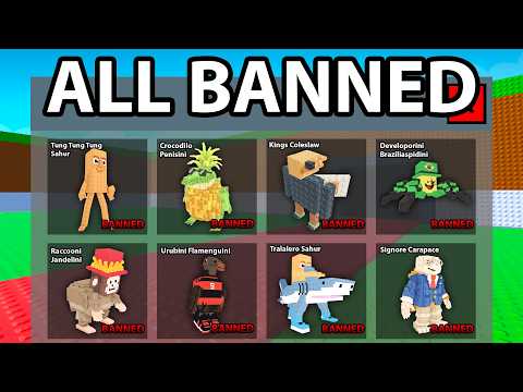 Thumbnail for I Got EVERY BANNED Brainrot..