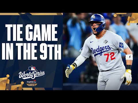 Thumbnail for MIGUEL ROJAS HITS A GAME-TYING HOME RUN IN THE 9TH INNING OF WORLD SERIES GAME 7!