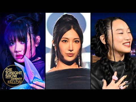 Thumbnail for EJAE, Audrey Nuna and Rei Ami from KPop Demon Hunters Take On a Demon, Talk and Perform "Golden"