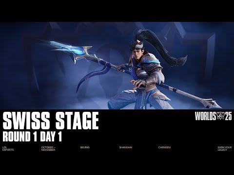 Thumbnail for [中文] Worlds 2025 - Swiss Stage - Round 1 Day 1