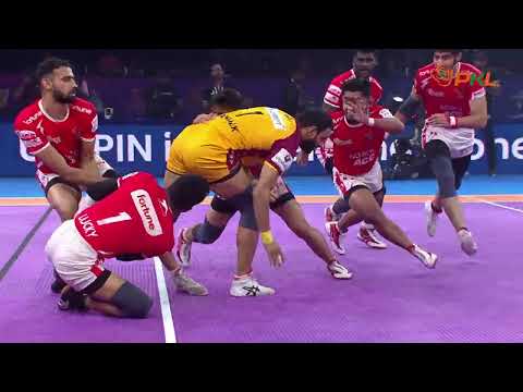 Thumbnail for Pro Kabaddi Highlights: #TeluguTitans vs #GujaratGiants | October 19 | PKL Season 12