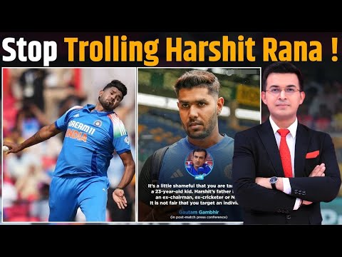 Thumbnail for Stop Trolling Harshit Rana ! Gambhir slams Ashwin and Srikkanth for 'unfairly targeting' Harshit