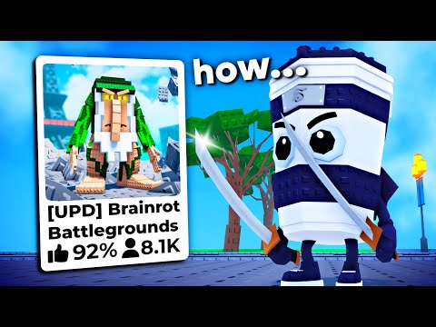 Thumbnail for a brainrot game that is... somehow decent?