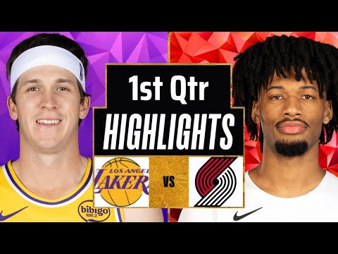 Thumbnail for Los Angeles Lakers vs Blazers Full Game Highlights 1st Qtr P2 | Oct 27 | 2025 NBA Highlights