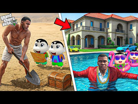 Thumbnail for Franklin Shinchan & Pinchan Change Their Poor Life To Richest Life in GTA 5 ! (GTA 5 mods)